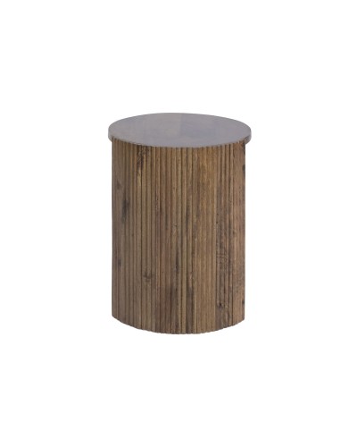 Tavolo aggiuntivo Home ESPRIT Marrone 42 x 42 x 54 cm