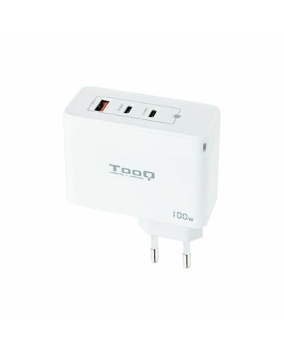Cargador de Pared TooQ TQWC-GANQC2PD100W Blanco 100 W
