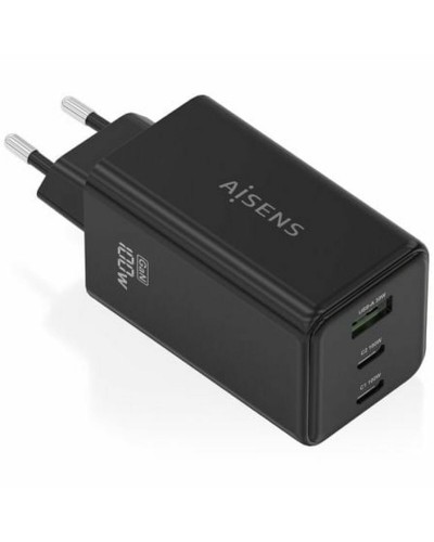 Wandladegerät Aisens GAN Schwarz 100 W 50 W