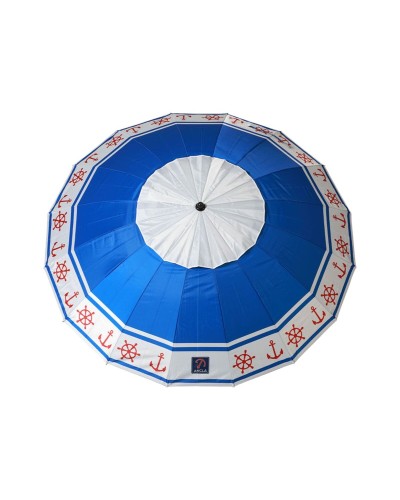 Strandparasol Blauw Ø 220 cm SPF50+ Anker