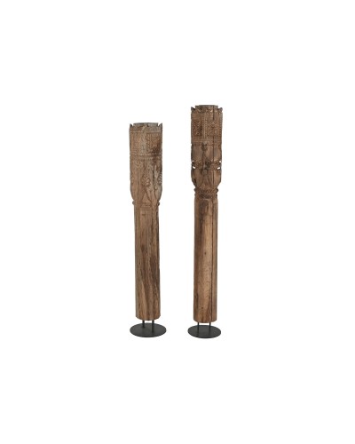 Figura Decorativa Home ESPRIT Marrón Negro Pieza única