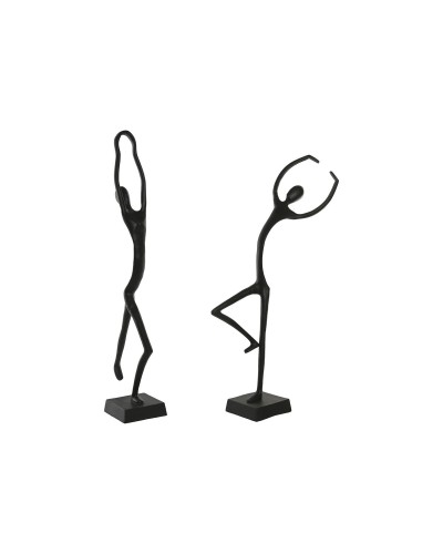 Figura Decorativa Home ESPRIT Negro baile (2 Unidades)