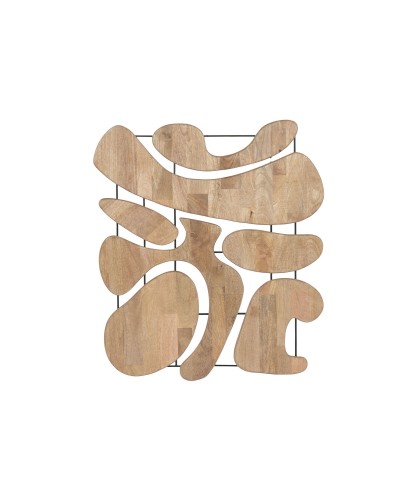Decorazione da Parete Home ESPRIT Metallo Legno di mango 92 X 3 X 102 CM