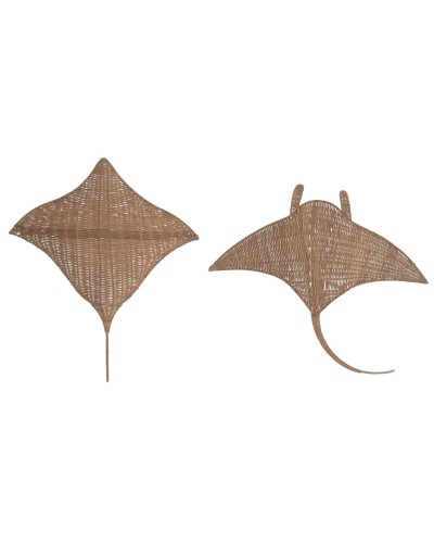 Decorazione da Parete Home ESPRIT 50 x 5 x 60 cm (2 Unità)