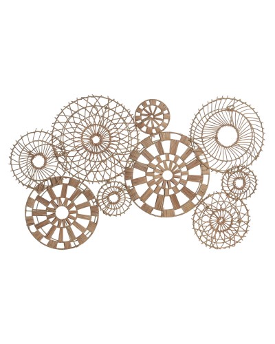 Wanddecoratie Home ESPRIT Metaal 92 X 3 X 56 CM