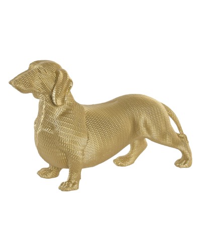 Statua Decorativa Home ESPRIT Dorato Cane