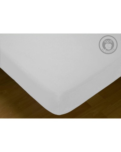 Drap-housse Hosteline IRIS blanc | Bonnet français | Ajustement sûr et confortable
