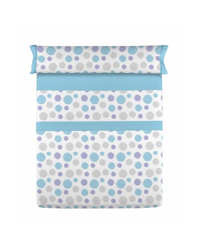 Single Bed Sheets D'Or SOLE | Light Blue | Cool and Breathable Fabric
