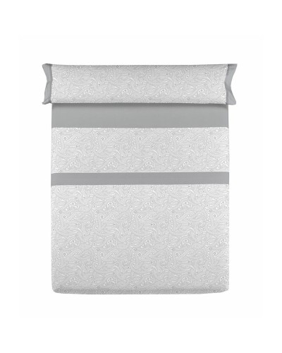 Lenzuola Percalle D'Or VALENTINA Grigio Singolo: Comfort e Stile Elegante