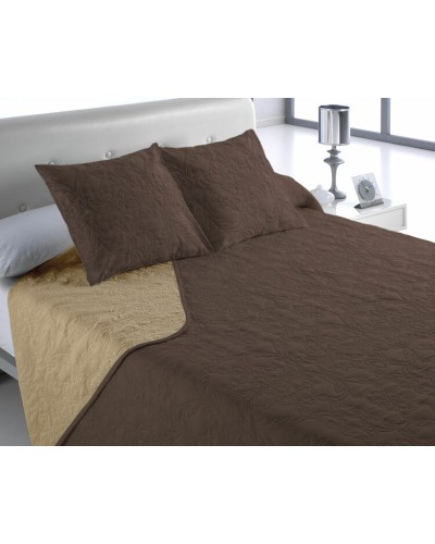 Sprei Hosteline VEGAS Bruin Bed van 105 (2 Onderdelen)
