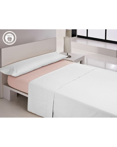 Sovitettu pohja-arkki Happy Home LISOS COTTON Pinkki Sänky 160