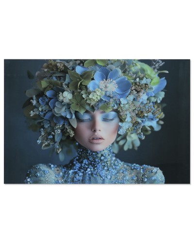 Bild Home ESPRIT Blau grün Damen 120 x 0,4 x 80 cm