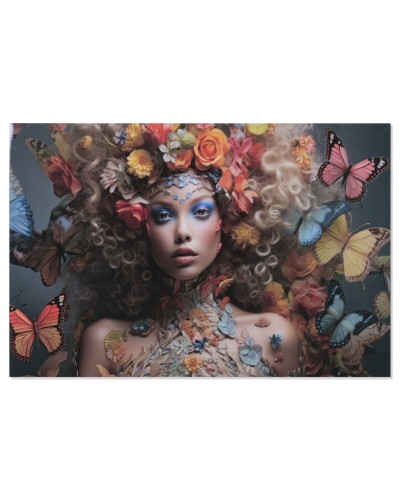 Maalaus Home ESPRIT chica 120 x 0,4 x 80 cm