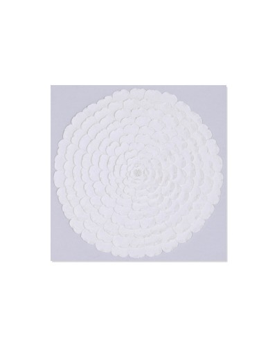 Schilderij Home ESPRIT Wit Bloem Shabby Chic 120 X 7 X 120 CM