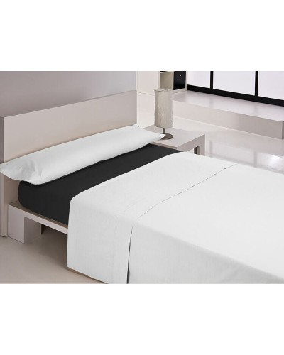 Lenzuolo con Angoli Singolo Nero della Collezione Happy Home Mix Colors | 90x200x25cm