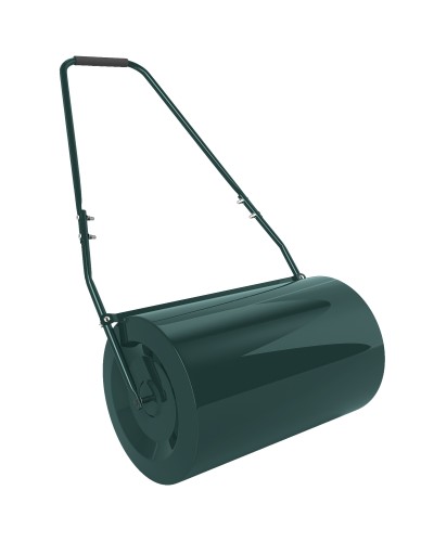  Rullo per Prato da 63L di Capacit? con Lama Raschiante, in Metallo, 123x58x40 cm, Verde Scuro