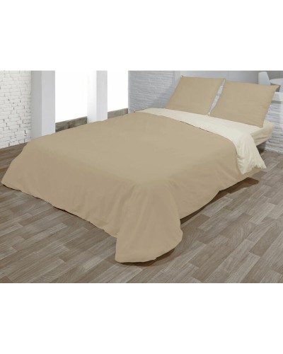 'Hosteline VEGAS Beige Single Duvet Cover (140x200 cm) - Elegant and Refined'
