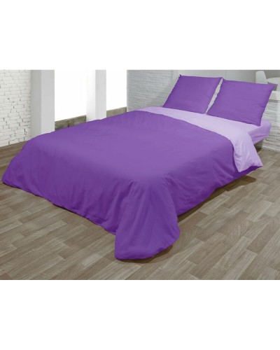 Dekbedovertrek set Hosteline VEGAS Mauve Bed van 150 3 Onderdelen