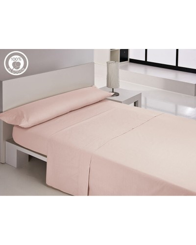 Einzelbettwäsche Hosteline IRIS PREMIUM - Rosa, Baumwolle

