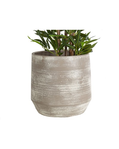 Romimex Grey Ceramic Vase (34 x 34 x 34 cm)
