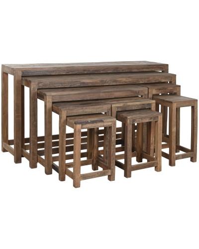 Ensemble de tables Home ESPRIT 160 x 40 x 82 cm