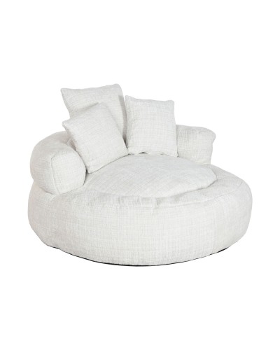 Sessel Home ESPRIT Weiß 104 x 104 x 50 cm