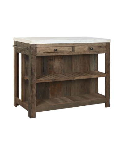 Köksmöbler Home ESPRIT Vit Naturell 120 x 60 x 97 cm 131 x 61,5 x 97 cm