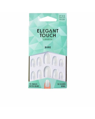 False Nails Elegant Touch Oval Bare (48 uds)