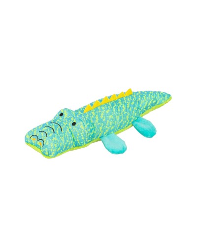 Peluche para perros Trixie Turquesa Cocodrilo 33 cm Felpa