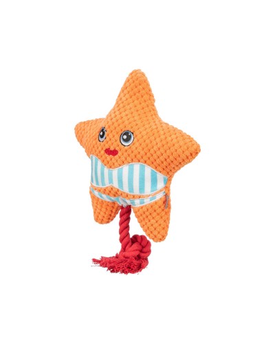 Pehmolelu koiralle Trixie Oranssi Meritähti 22 cm Polyesteri