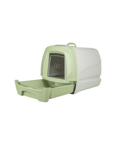 Arenero para Gatos Trixie EasyDraw 46 x 57 x 48 cm Verde Gris Plástico