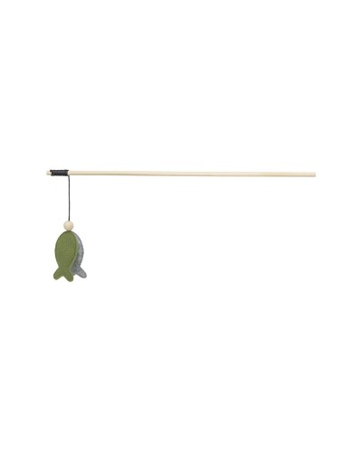 Cat toy Trixie Green Grey Fish 48 cm
