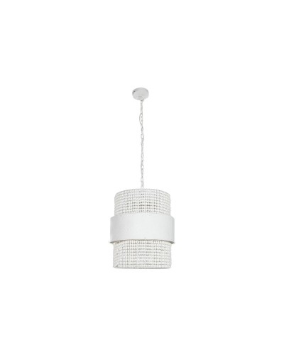 Suspension Home ESPRIT Blanc Bois Métal Fer 50 W 51 x 60 x 69 cm