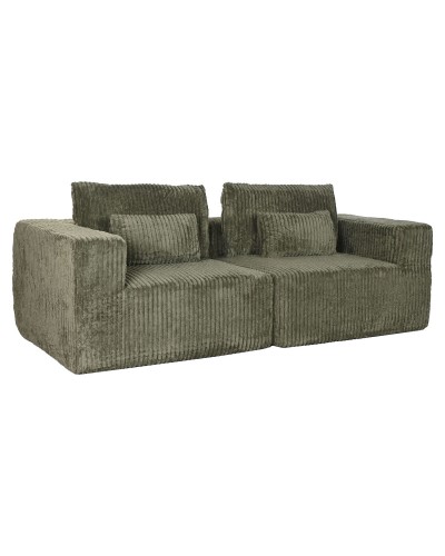 Canapé Home ESPRIT Vert Scandi 220 x 158 x 91 cm