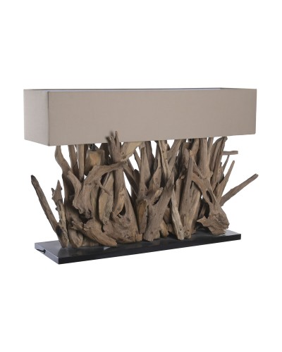 Desk lamp Home ESPRIT Brown Black 50 W 220 V