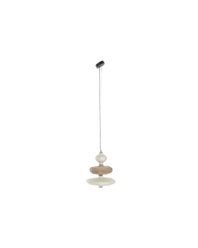 Ceiling Light Home ESPRIT White Natural Paper Steel 50 X 50 X 60,6 CM