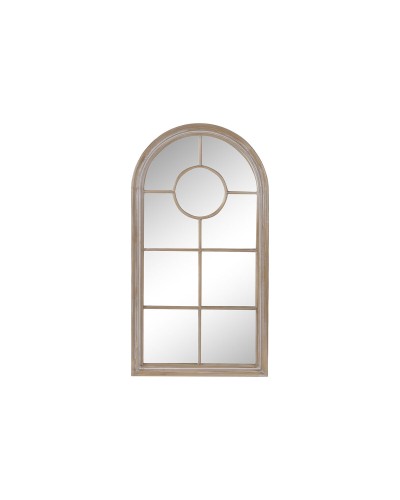 Wall mirror Home ESPRIT White Natural Cottage Window 68 x 4 x 128 cm