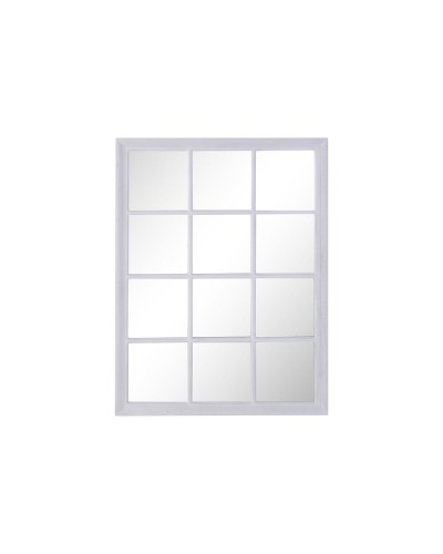 Wall mirror Home ESPRIT White Window 90 x 3,5 x 120 cm