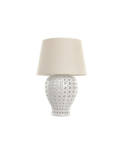 Lampe de bureau Home ESPRIT Blanc Beige 220 V
