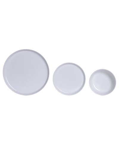 Dinnerware Set Home ESPRIT White Porcelain Modern 18 Pieces