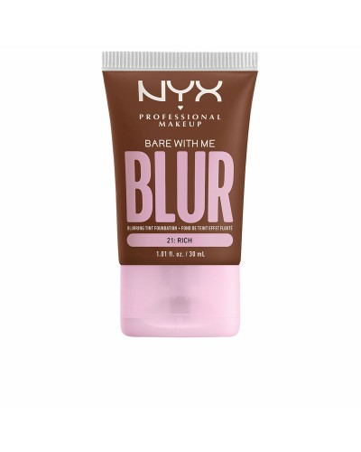 Base de Maquillaje Cremosa NYX Bare With Me Blur Nº 21 Rich 30 ml