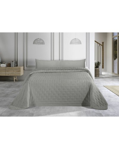 Andromeda Steppdecke Perl Grau Landhausstil - Doppelbett (3-teilig)
