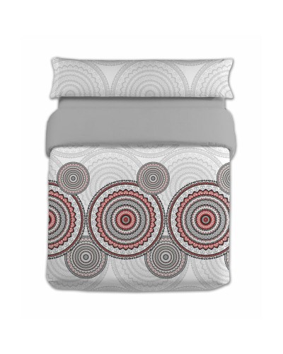 Single Duvet Cover Hosteline ZARCO Grey, 2 Pieces: Comfort and Style for Peaceful Nights
