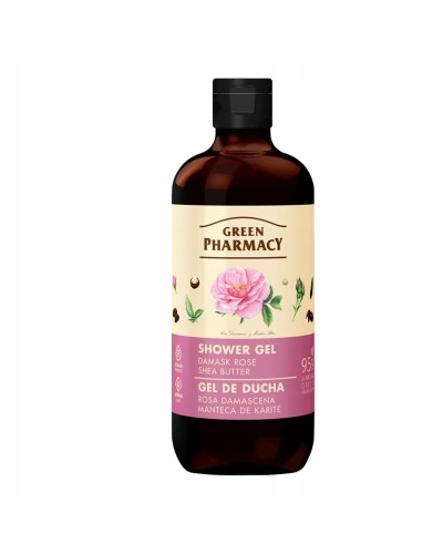 Duschtvål Green Pharmacy Damask Rose Shea Butter 500 ml