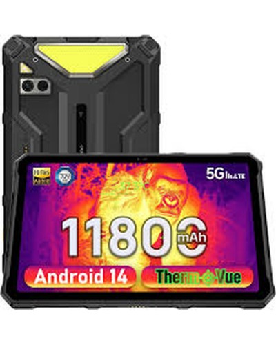 Tablet Ulefone ARMOR PAD 4 ULTRA THERMAL VERSION Qualcomm Snapdragon 7 Gen 3 8 GB RAM 256 GB Nero