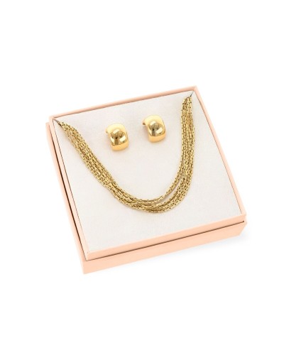 Conjunto Collar y Pendientes Mujer One Jewels OJSESP01G Dorado