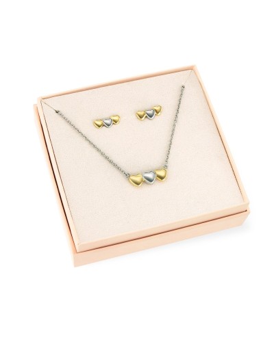 Sets aus Halsketten und passenden Ohrringen für Damen One Jewels OJSET10SG Bunt
