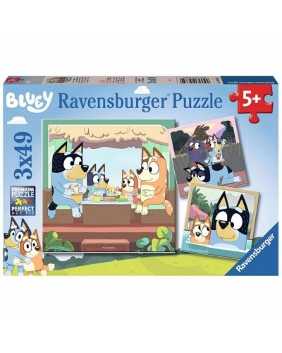 Set di 3 Puzzle Bluey Ravensburger 05685 147 Pezzi