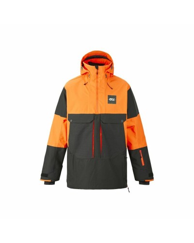 Foto Anton: Chaqueta de Esquí para Hombre Naranja - Impermeable Transpirable
