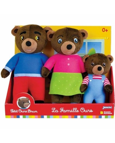 Peluche Jemini Marrón Felpa Oso (3 Piezas)